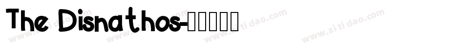 The Disnathos字体转换